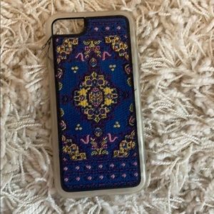 Fabric engraved clear iPhone 7/8 case